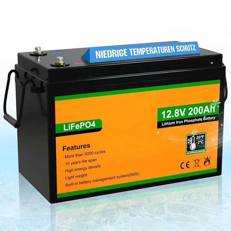 12V 100AH ​​LiFePO4-batteri